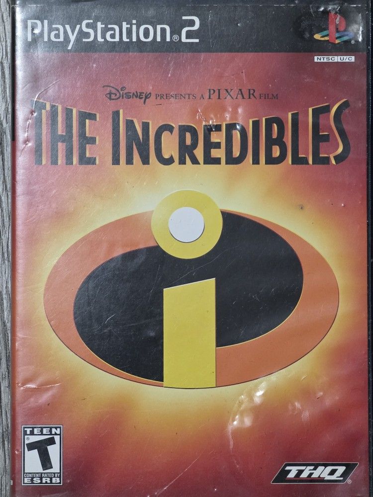 THE INCREDIBLES FOR PS2