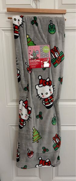 Hello Kitty Christmas Twin Size Blanket