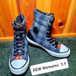NEW Converse Chuck Taylor Hi Rise Boot Thunder/black Women 5.5