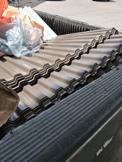 Corrugated roofing.Awning 2' 101/2"  by 2'  3/4" -200cnt