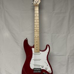 Monoprice Indio Classic Stratocaster 3s Wine Red