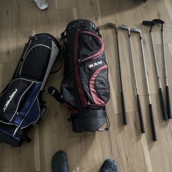 Golf Clubs And Bag 