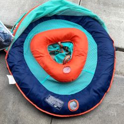 Infant Baby Pool Floater With Canopy Shade 