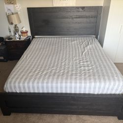 California King Mattress/ Box Spring And Frame/ Head Board