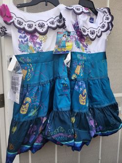 Disney Encanto Mirabel Girls lightup Costume Dress 3T-4T