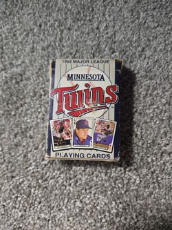 1992 Minnesota Twins Playing Cards Full Set