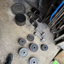 Weights And Workout Equipment.