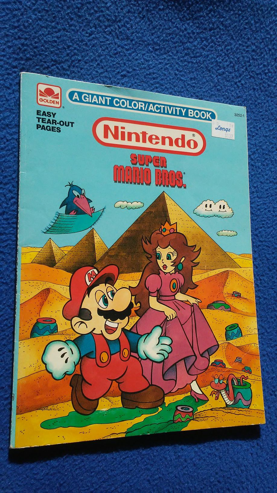 Super Mario Bros. (Coloring & Activity; 1989) Golden Books : Retro Reprints