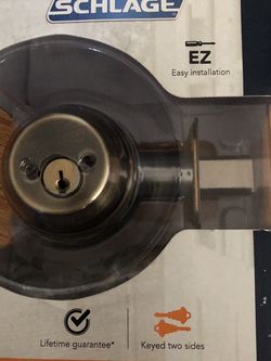 Deadbolt keyed Two Sides