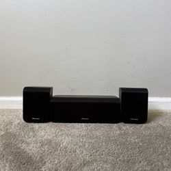 Pioneer 3 Home Theater Surround Satellite Speakers 