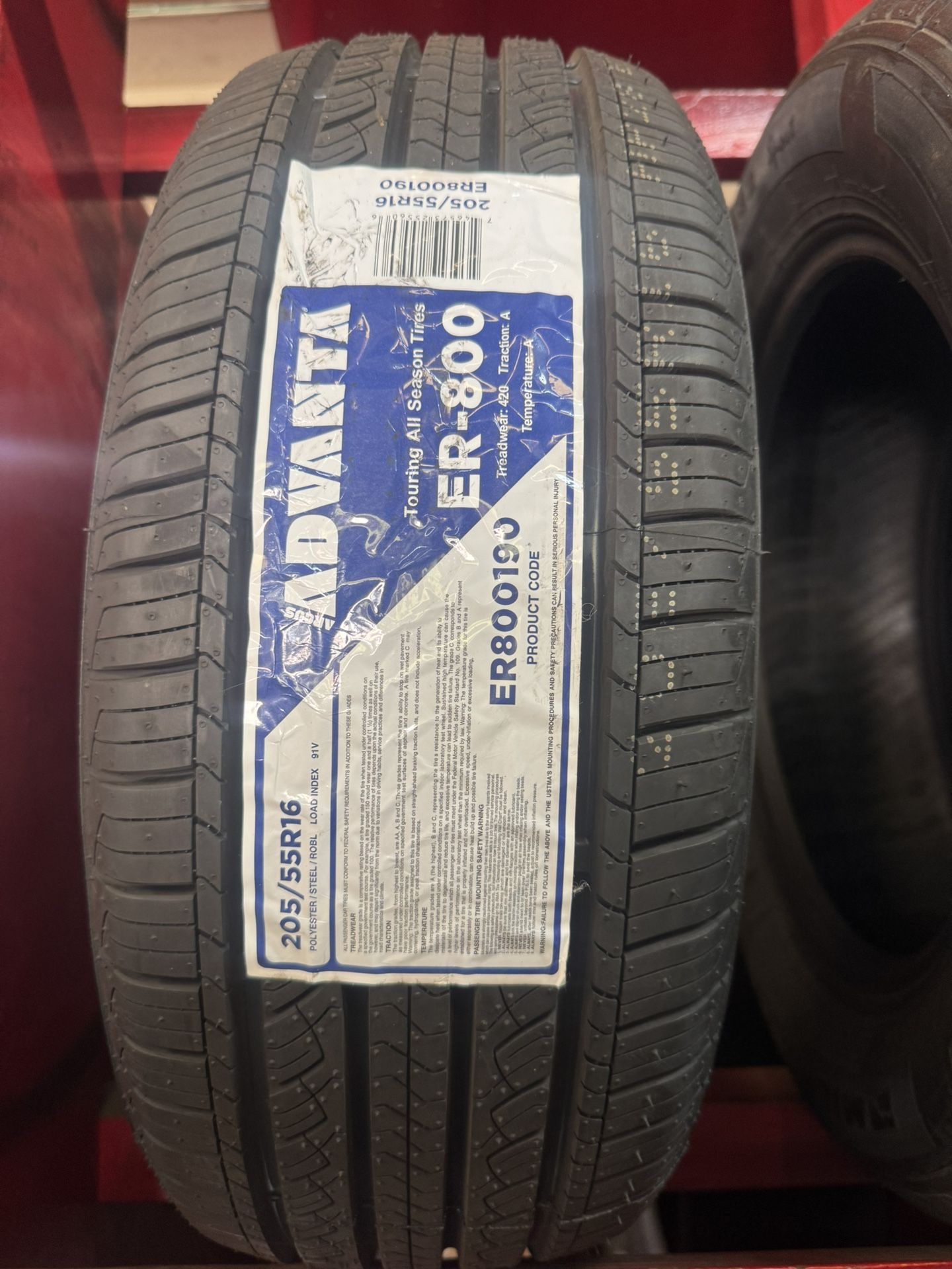 New 205/55R16 Tire 
