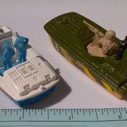 2 Matchbox boats from the 1970s