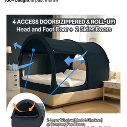Twin Tent Bed- Light And Sound Reduction 