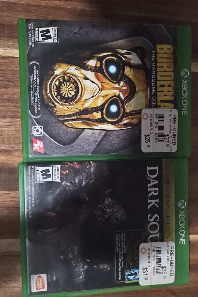 ๐ฎ Xbox One Game Lot โ Borderlands + Dark Souls III โ $20 OBO