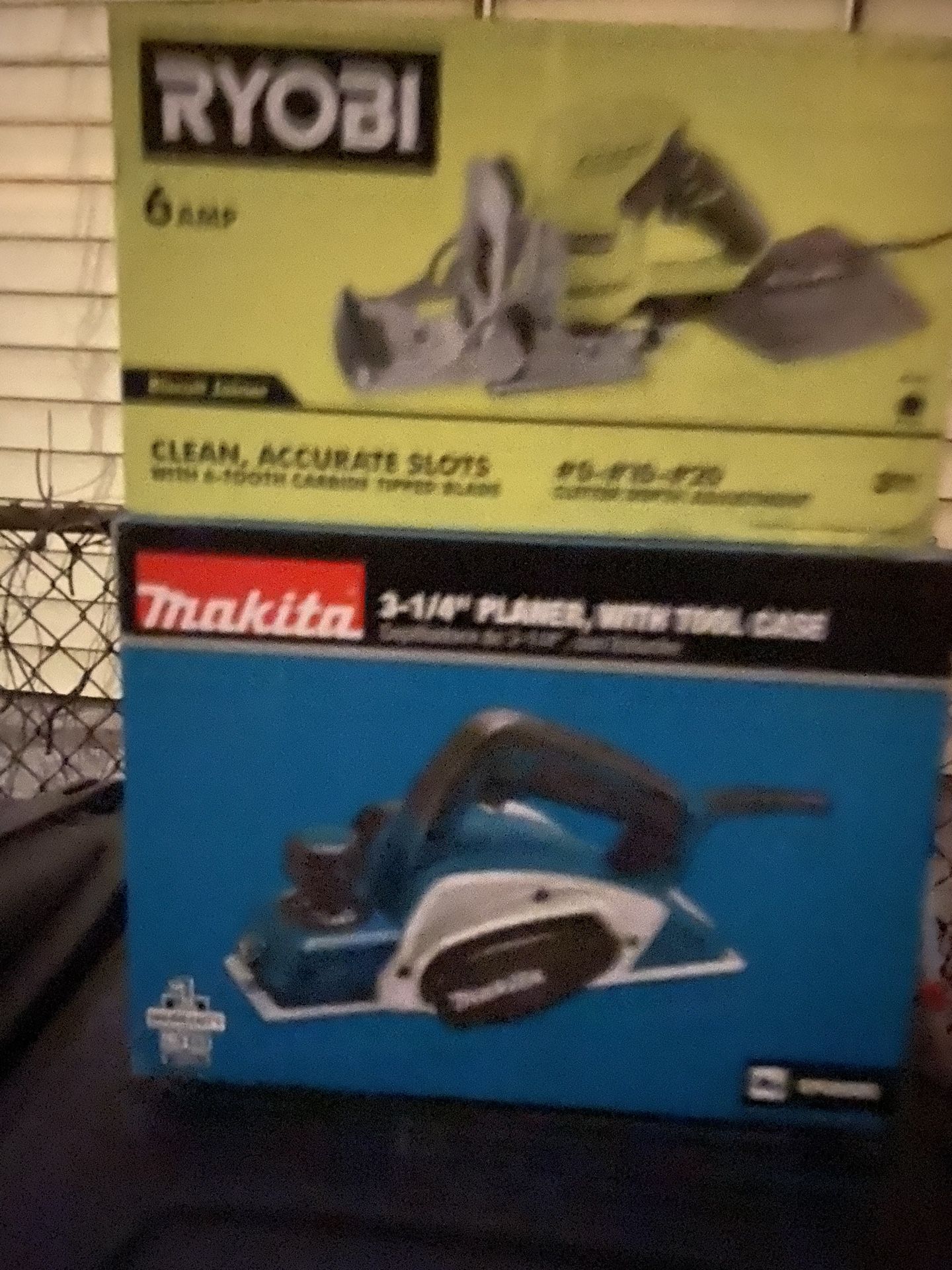 Makita Planner & Ryobi