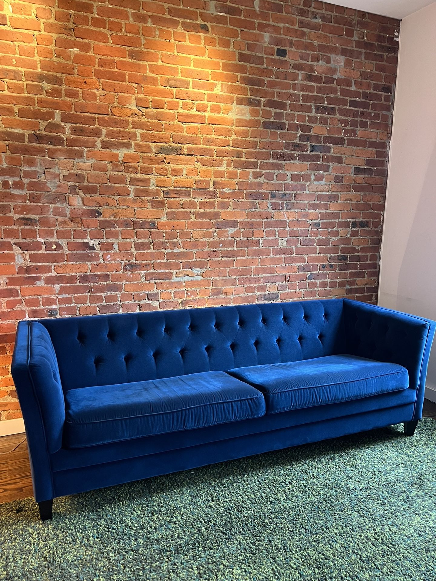 Blue Velvet Couch