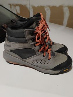 Danner Inquire Hiking Boots Shoes Mid 5" Gray Salmon Women's Size 7.5 $30.00