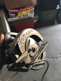 Black & decker saw