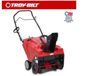 Troy-Bilt Squall 21 in. 179 cc Single-Stage Gas Snow Blower with Electric Start and E-Z Chute Control