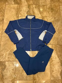 Jordan Essentials Statement Warmup Jacket Blue Men’s Size Medium DV7624-485