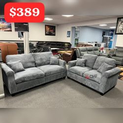 Corduroy Living Room 2 Piece Living Room Sofa And Loveseat Set 