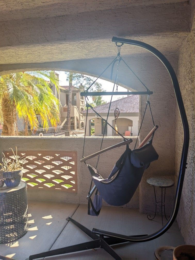 Swing Hammock Chair With Metal Stand