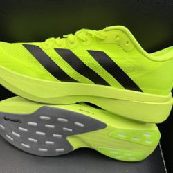Size 10.5 - Adidas Adizero Evo SL Lucid Lemon Running Athletic Sneakers