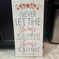 Canvas wall Sign 