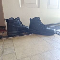 Black NIKE Boots