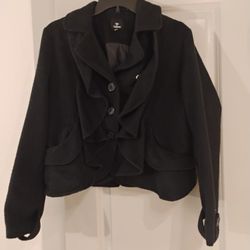 Hot And Delicious Black Jacket Size Large L
