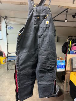 Carhartt Black Duck Insulated Bib Overalls