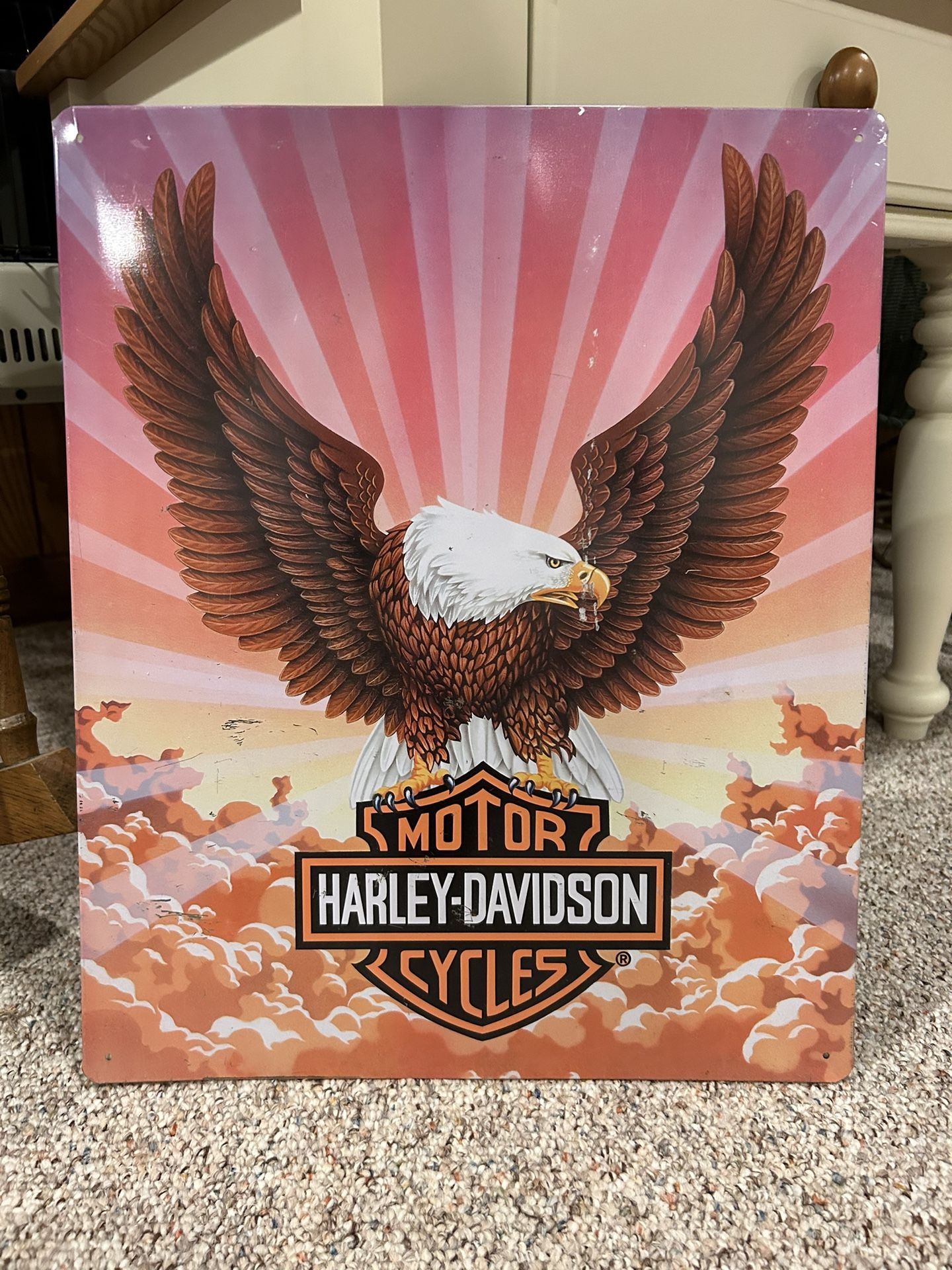 Harley Davidson Tin Sign