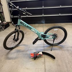 Elliptigo MSub Standup Bicycle (Aqua)