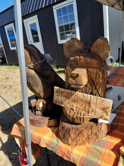 Stump bear, welcome bear