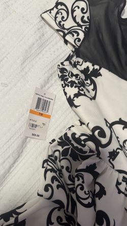 Black and White Dress 7/8