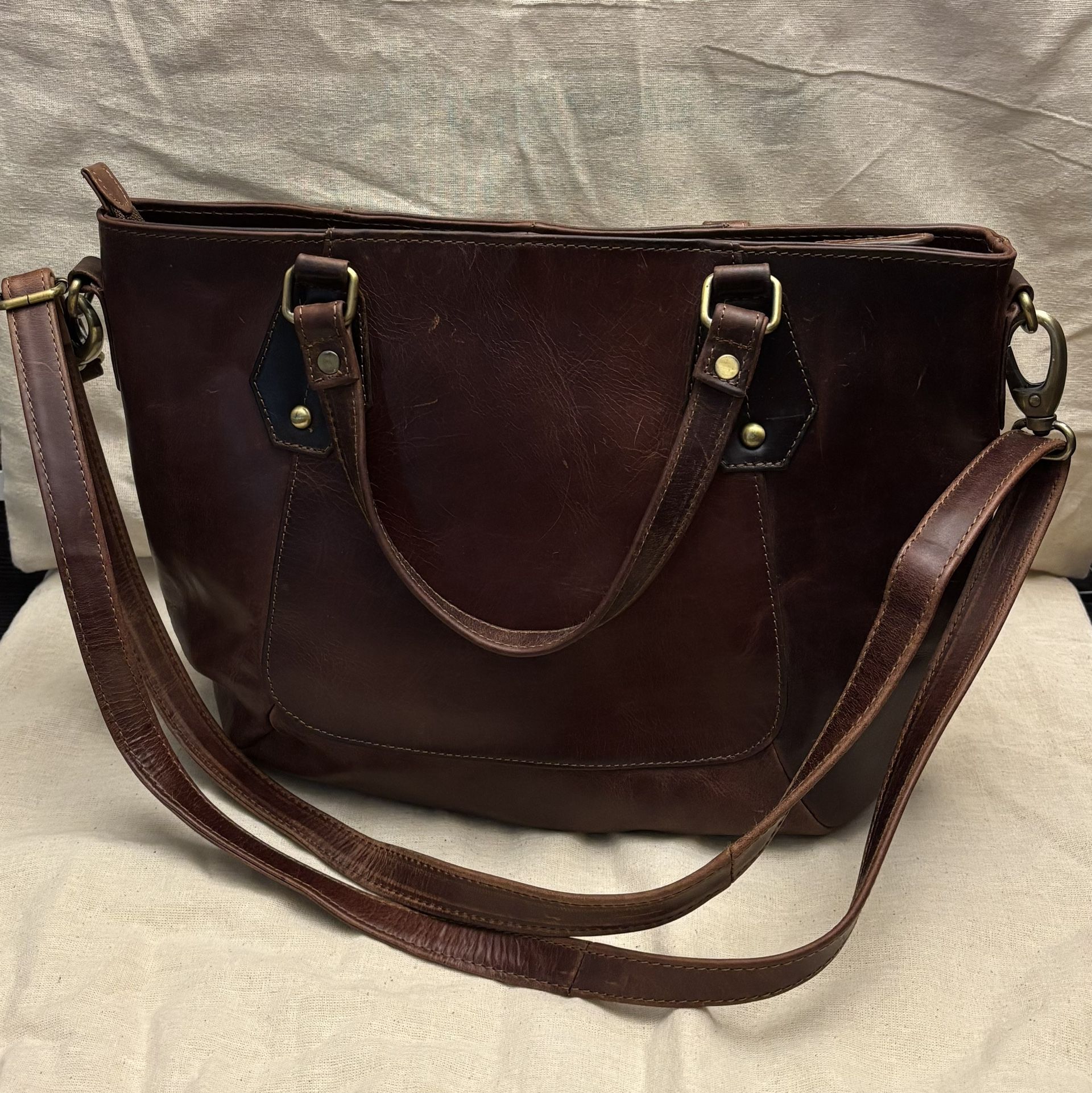 Leather Satchel Bag