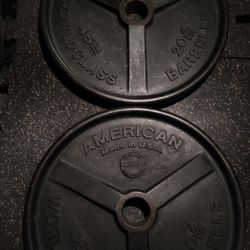 45lbs Olympic Weights made in USA🇺🇸 