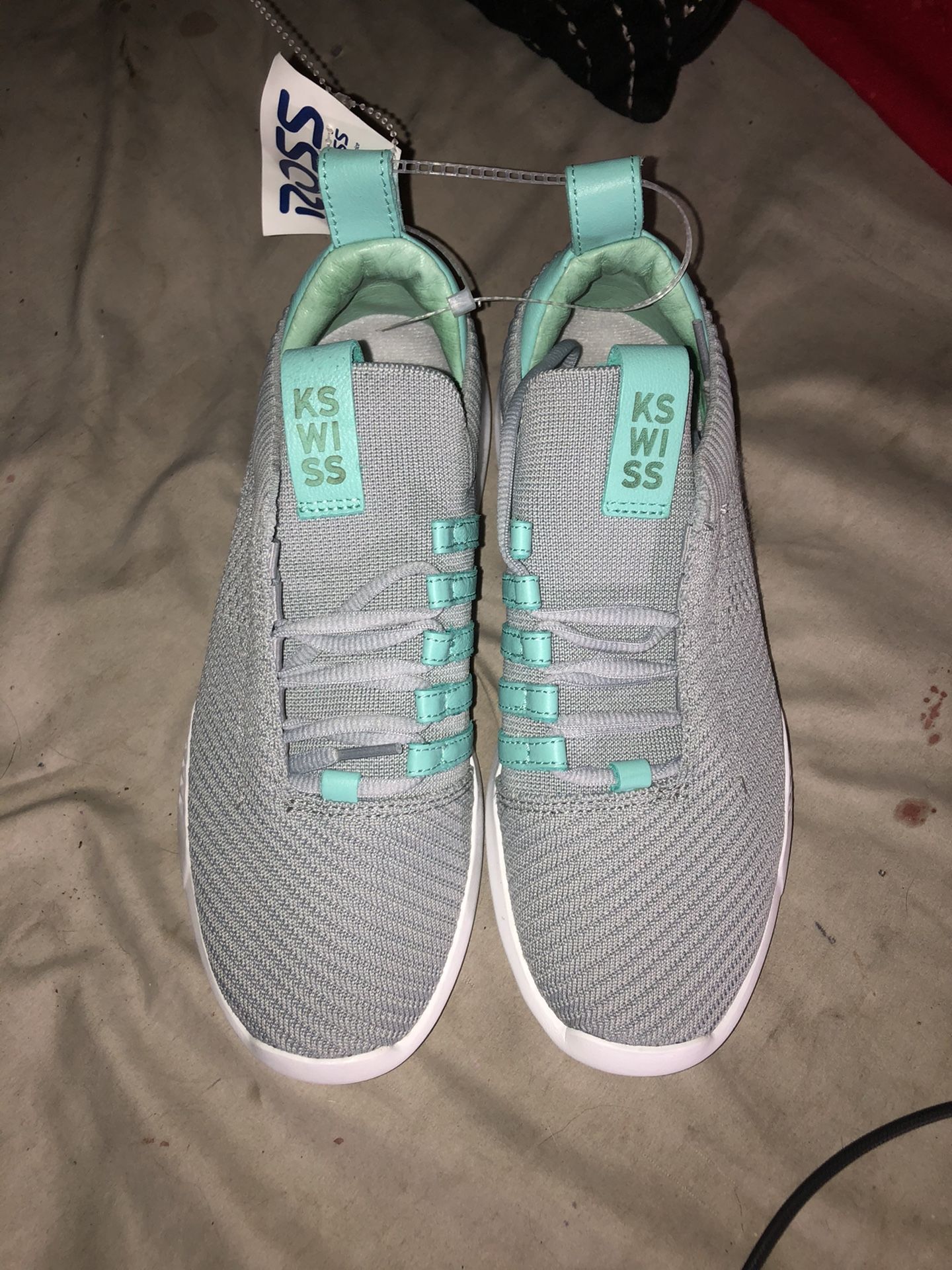 NEW! Grey & teal Kswiss shoes