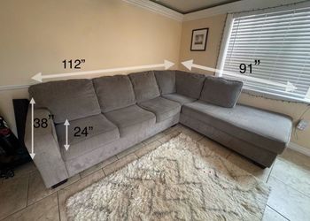 sectional couch - moving