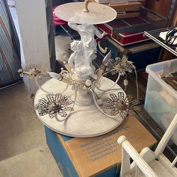 Vintage Cherub Table Lamp