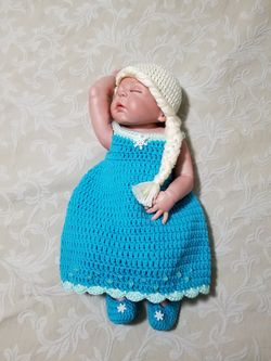 crochet baby elsa