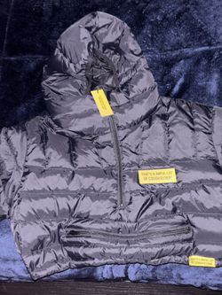 That’s A Awful Lot Of Cough Syrup Puffer Jacket Cropped