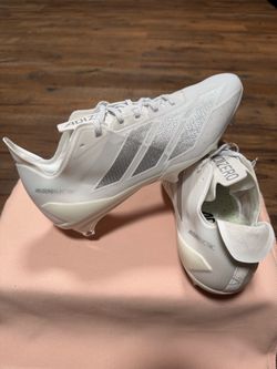 Adidas Adizero Electric “White" Men's Football Cleat (Sizes Available: 7.5, 8, 8.5, 10.5, 11, 12) Brand New.