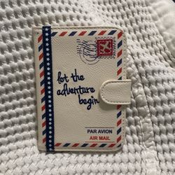 New MIAMICA Travel Wallet/Passport Holder Case. “let the adventure begin.”