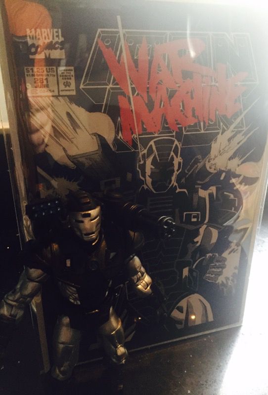 First appearance War Machine comicbook toy combo