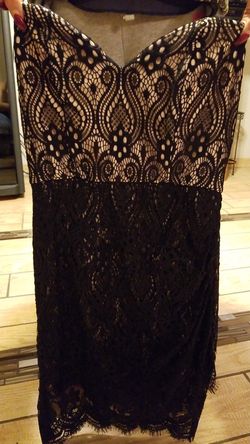 Strapless dress