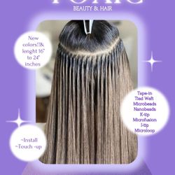 Hair Extensions 100% Human Hair 