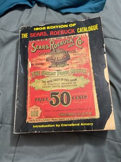 1902 Sears Roebuck Catalogue Reproduction – Vintage Reference Book