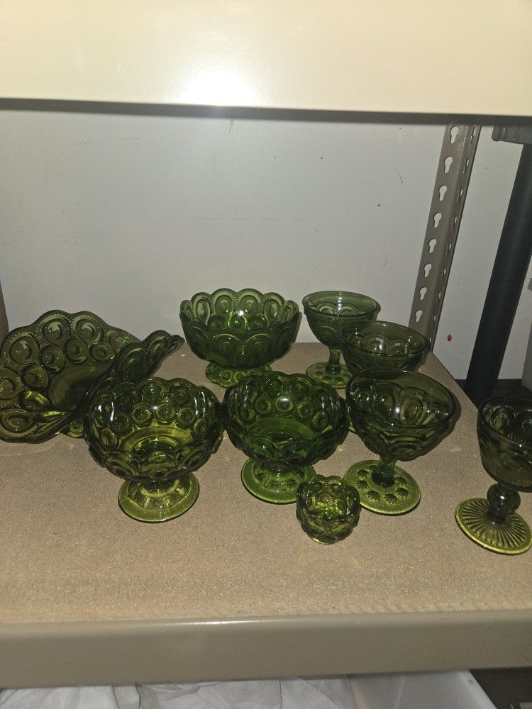 Vintage Moon And Stars And Indiana Carnival Glass