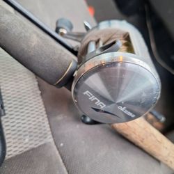 Salmon Baitcasting Reel Rod Combo